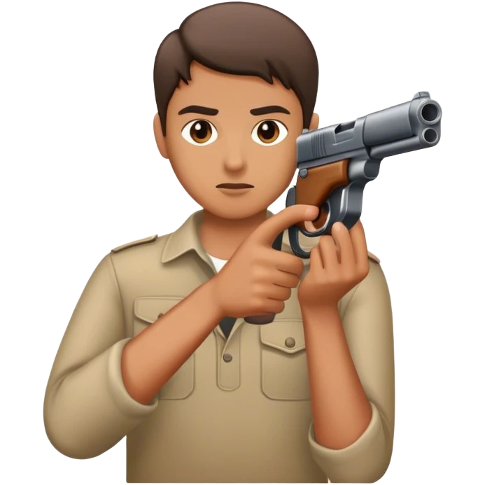 shoot from hip emoji