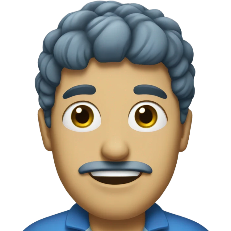 Far blue pickle emoji