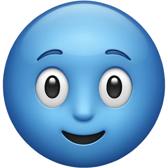 Blue emoji  emoji