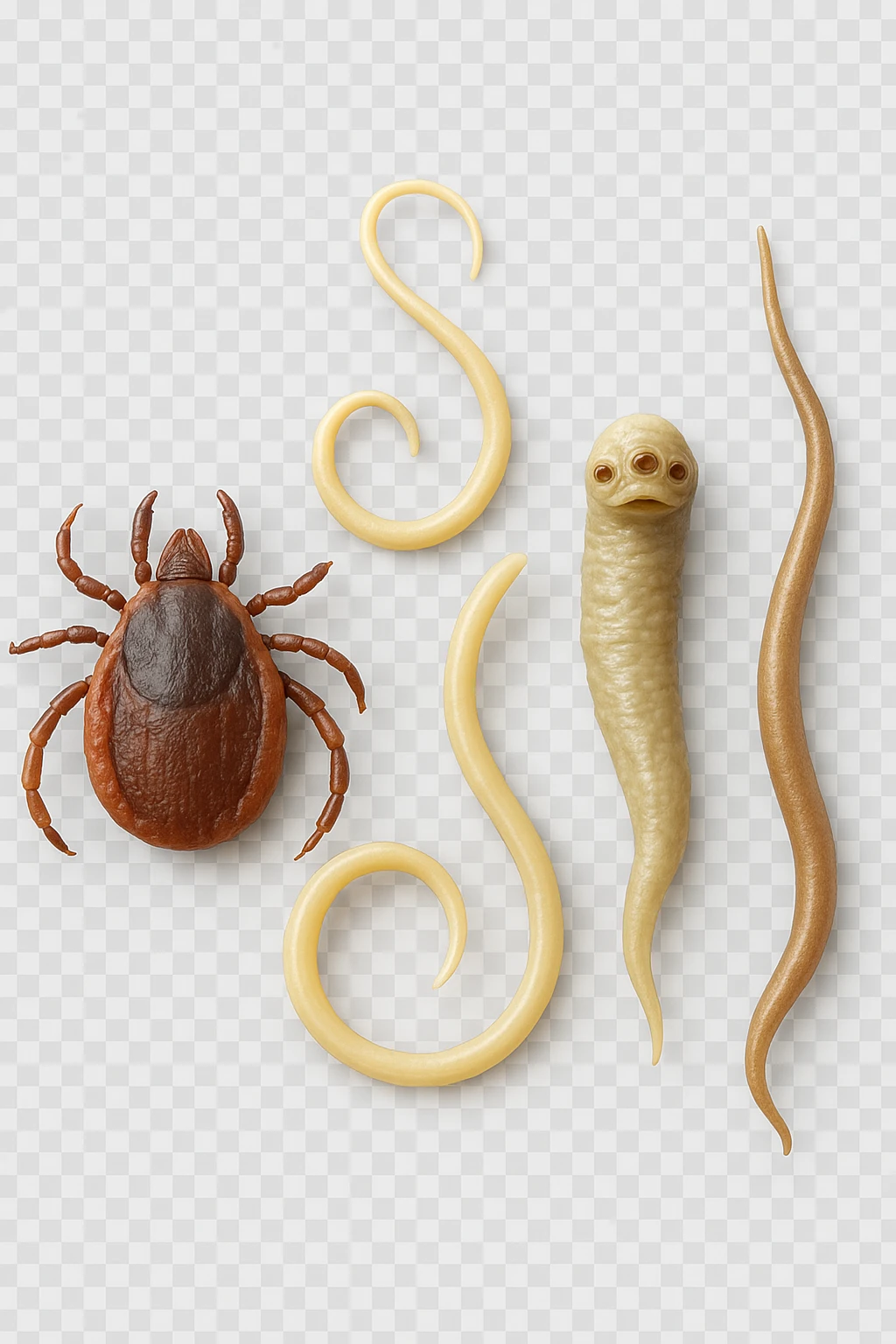 parassiti render no sfondo emoji