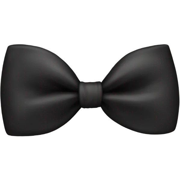 black bow emoji