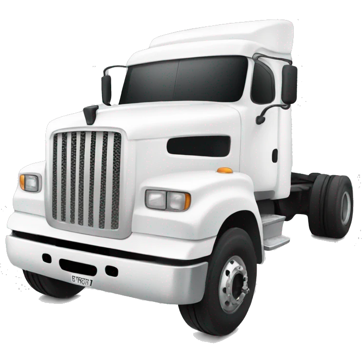 White truck  emoji