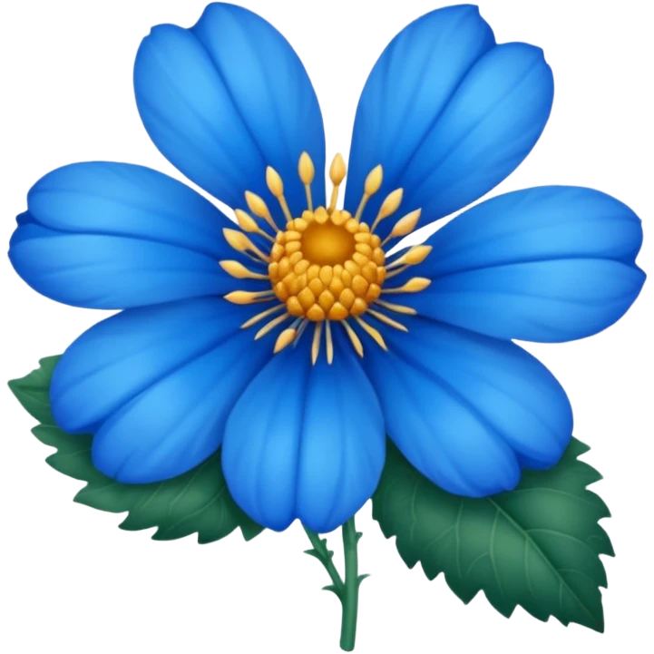 flor azul kaiser emoji