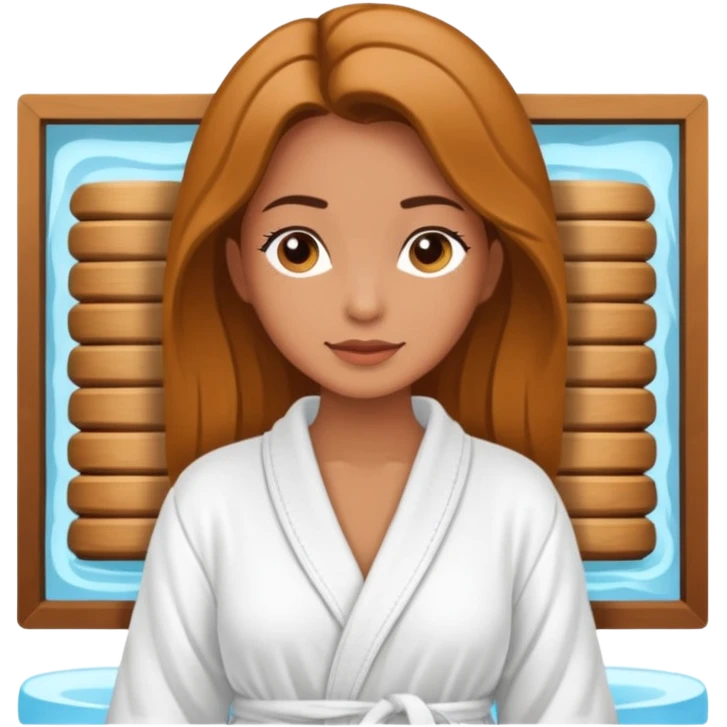 Chica en el spa  emoji
