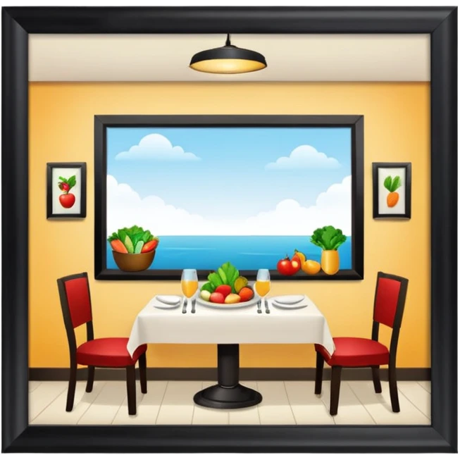 healthy food restaurant emoji