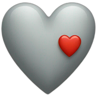 heart with letter v in the middle emoji