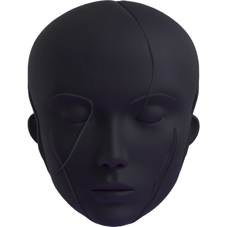 face shaking side to side with motion lines emoji