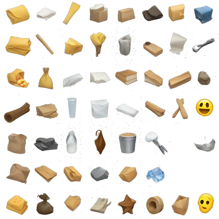 Material and resources one pack  emoji