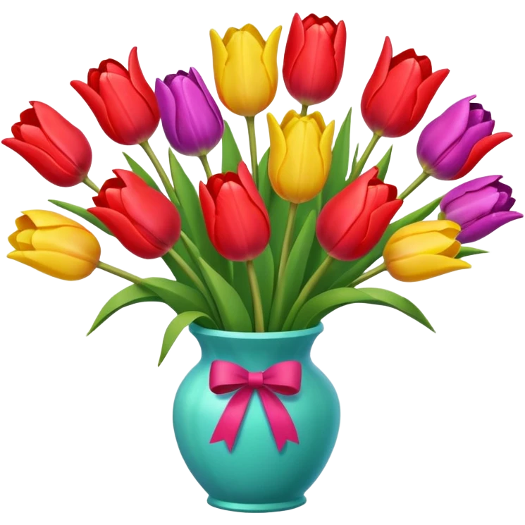 tulip bouquet emoji