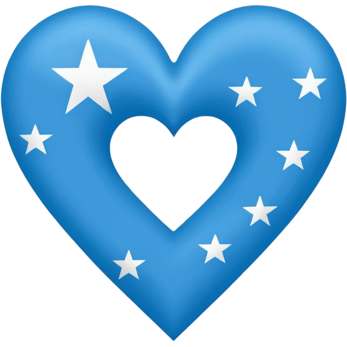 Heart flag micronesia emoji