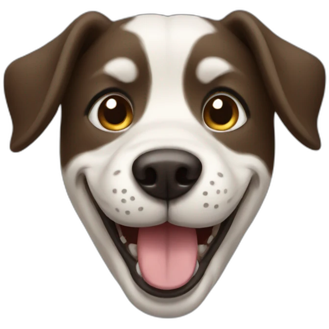 smiling dog emoji