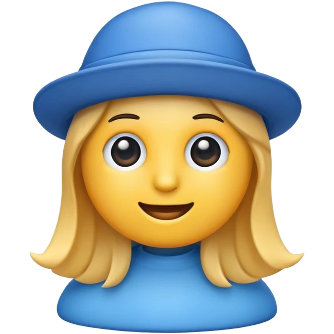 genrate an emoji that wears a blue hat emoji