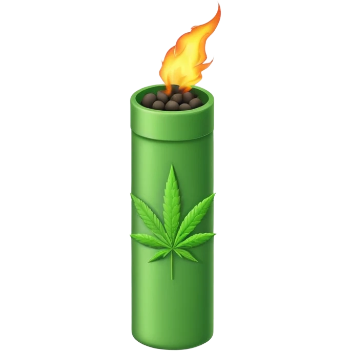 Pétard de ganja emoji