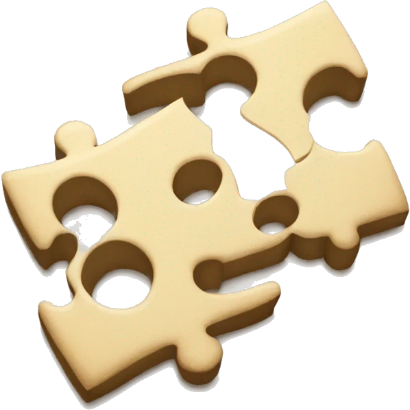 two puzzle pieces fitting together emoji