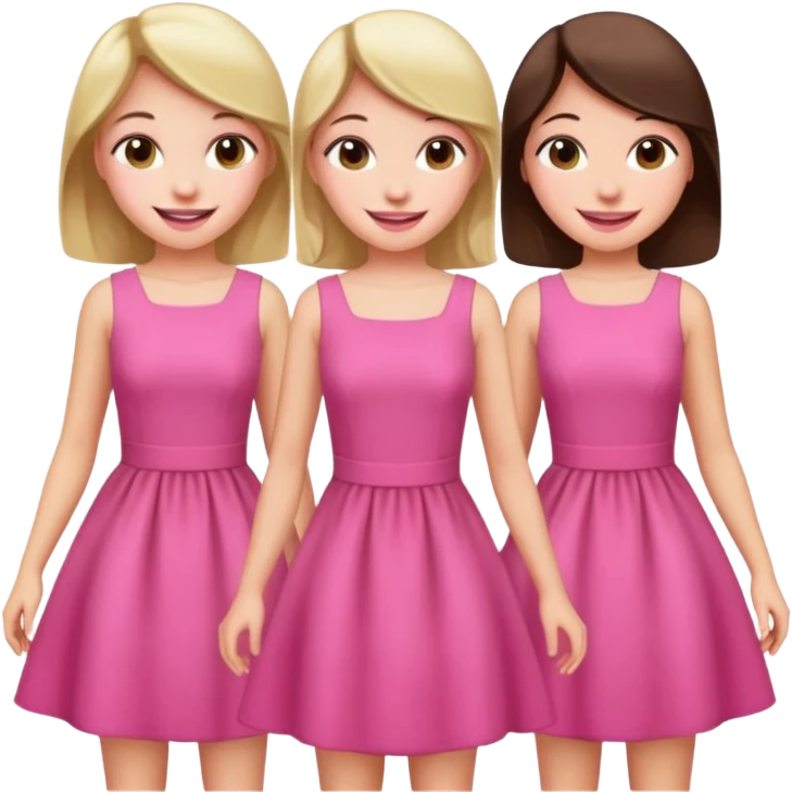 بنات ورديات emoji