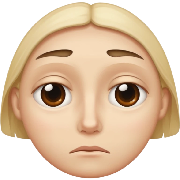 Tired face emoji