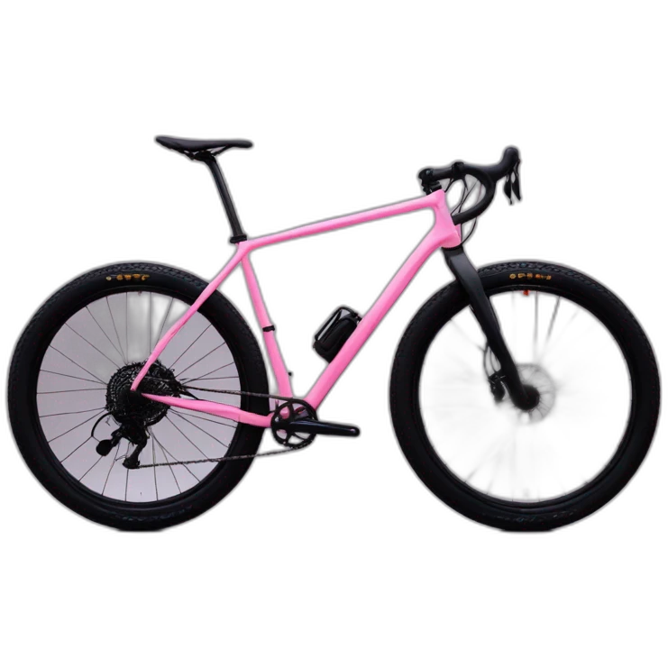 Canyon grizl pink bikepacking emoji