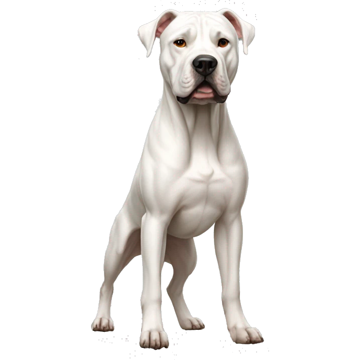 Dogo Argentino Dog Breed Full Body emoji