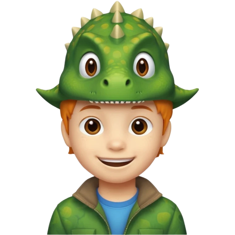 Dinosaur Hat Kid emoji