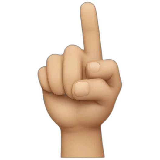 hand pointing emoji