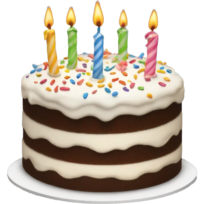 Birthday cake emoji