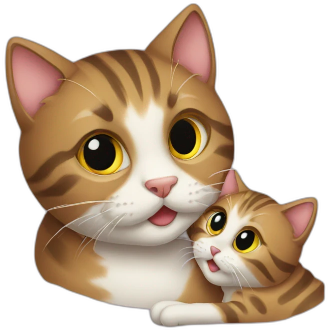 Cat kisses  emoji