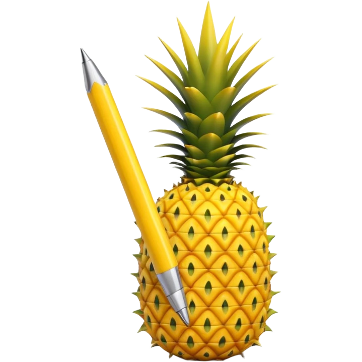 Pineapple Pen emoji