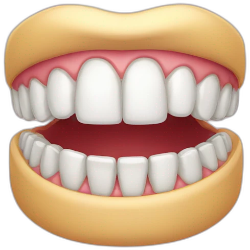 Mouth wider dentist emoji