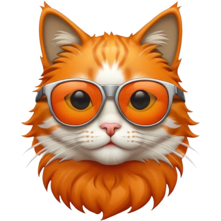 Cat wearing sunglasses emoji