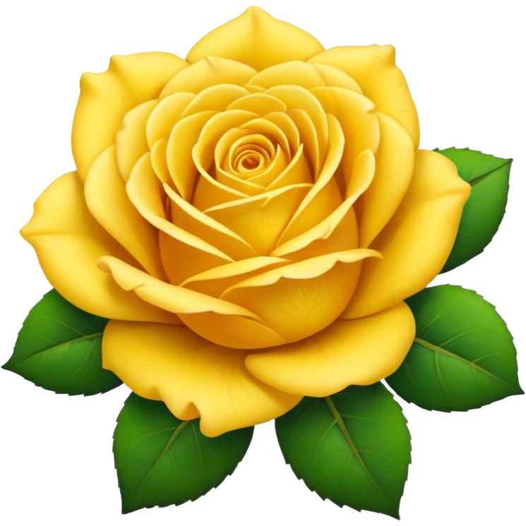 Yellow rose emoji