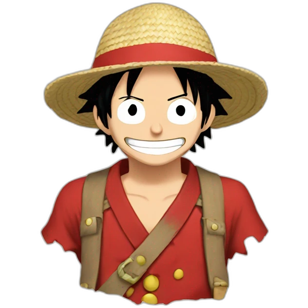 communiste luffy de one piece emoji