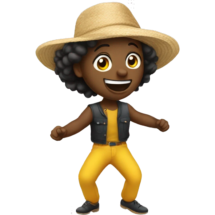 una casa bailando emoji