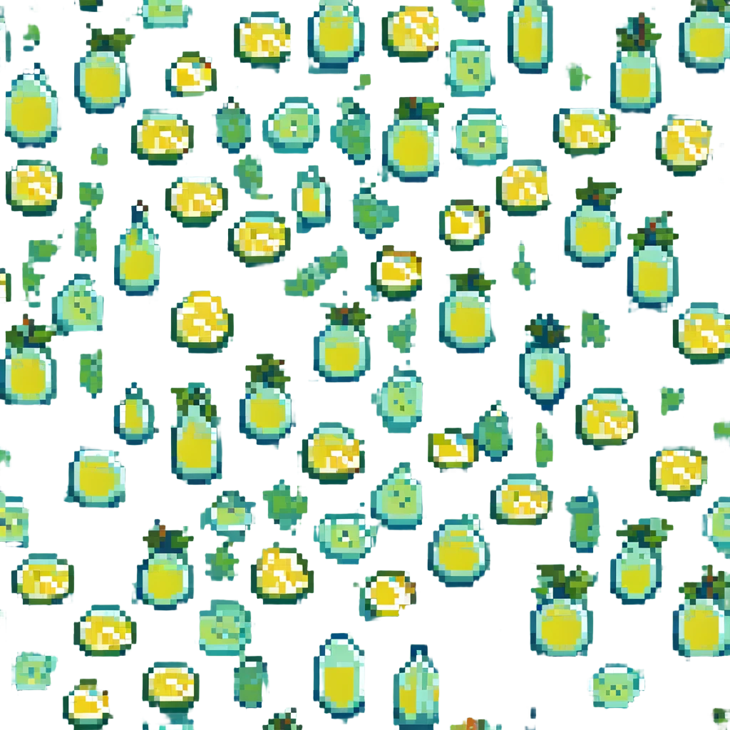 green-blue lemonade emoji