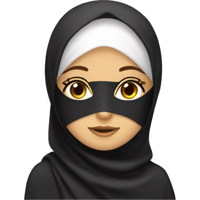 girl with niqab emoji
