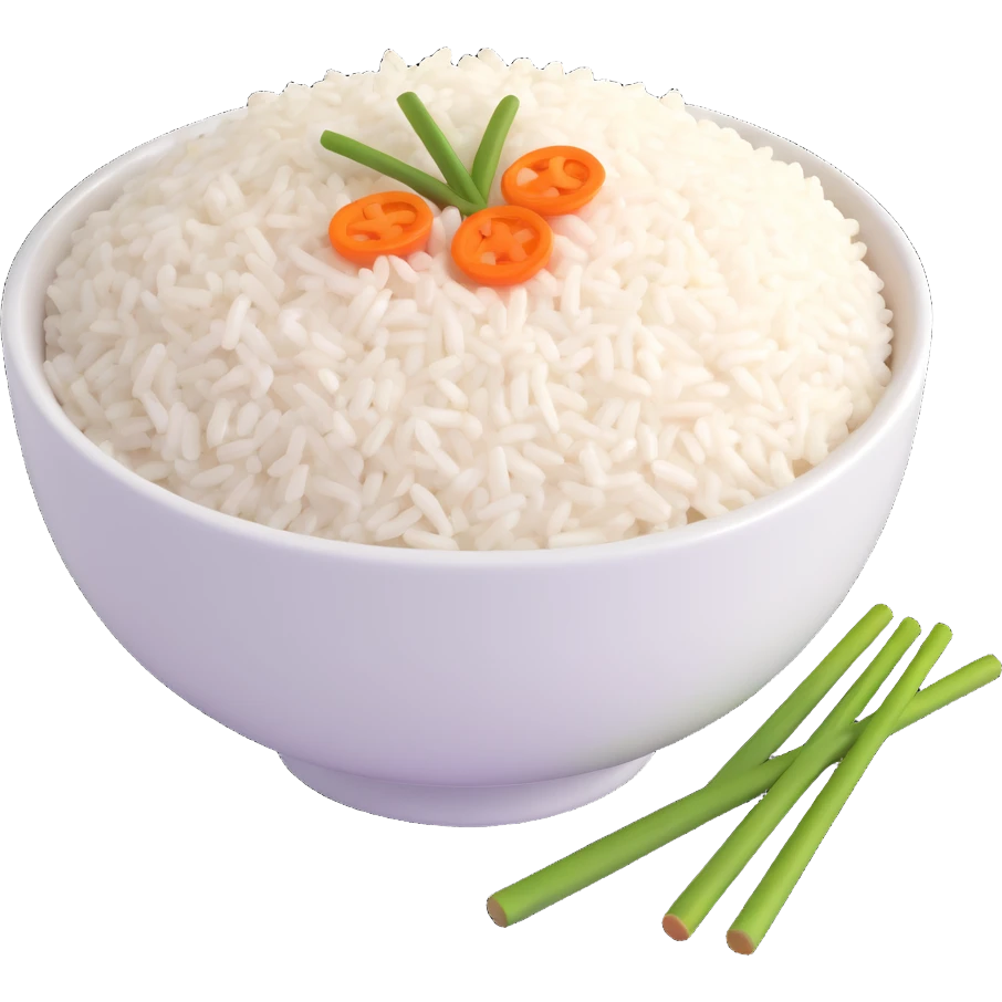 bowl of rice emoji