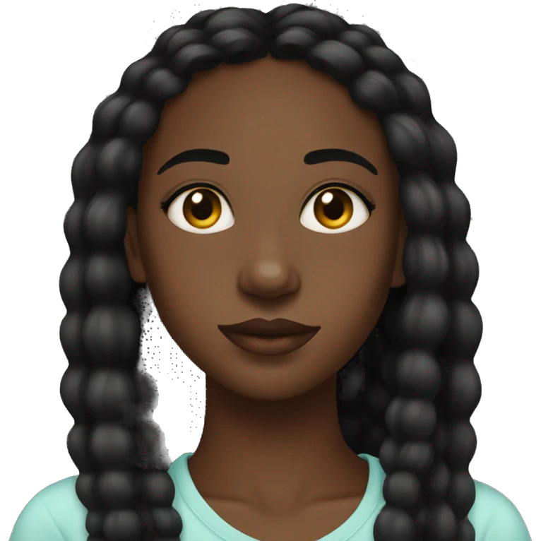 black girl aesthetic emoji