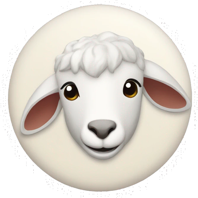 circular goat cheese emoji