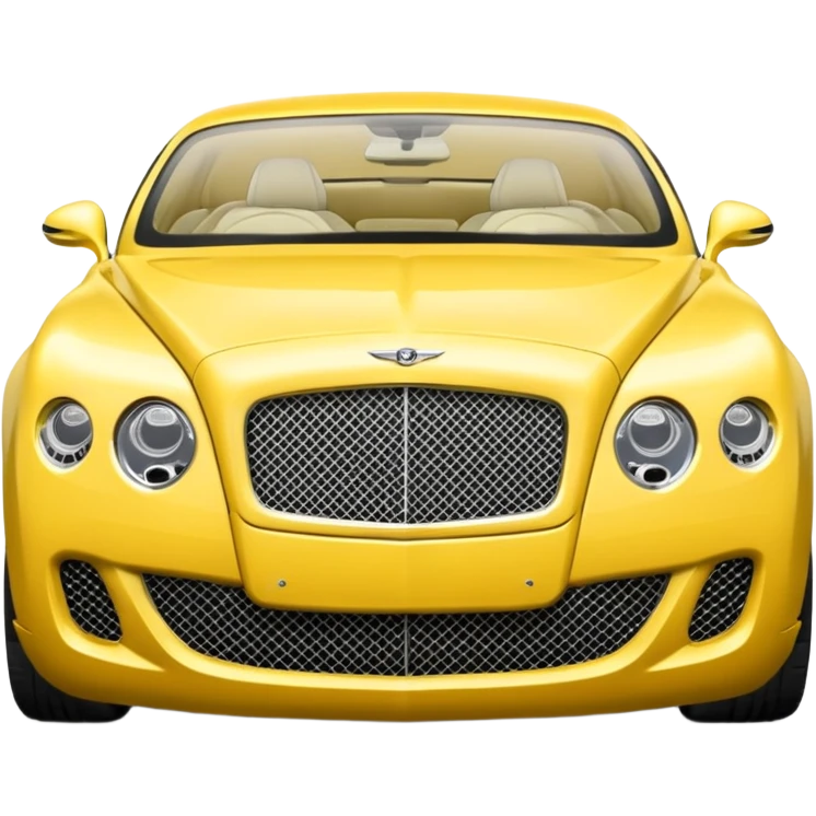 Yellow Bentley emoji