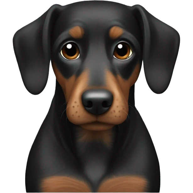 Schwarzer dackel emoji