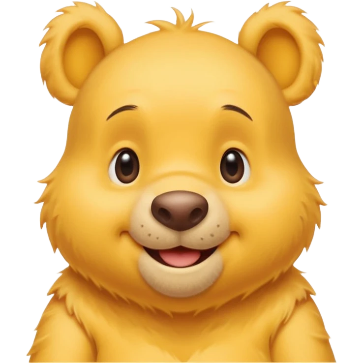 a cute whinne the pooh emoji