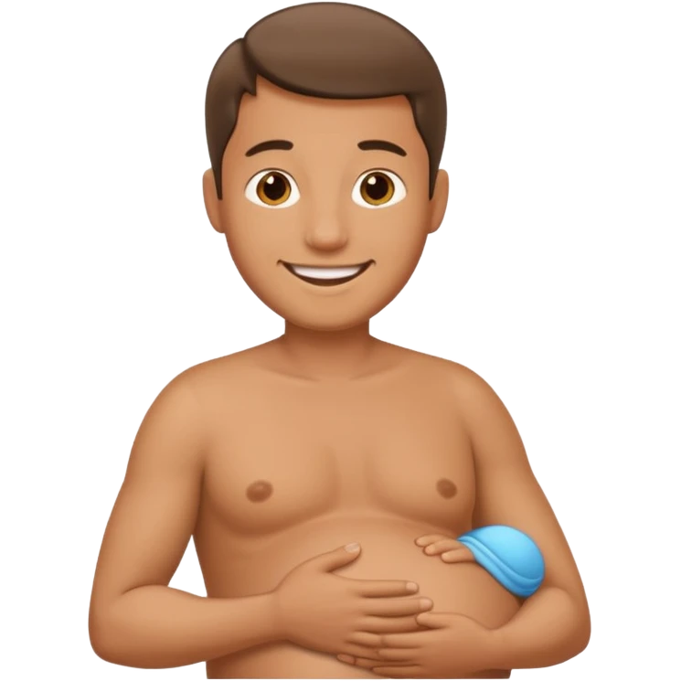 male pregnant emoji