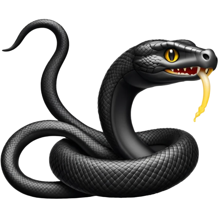 uma lamparina tradicional branca   com uma cobra  preta em volta da lamparina  emoji