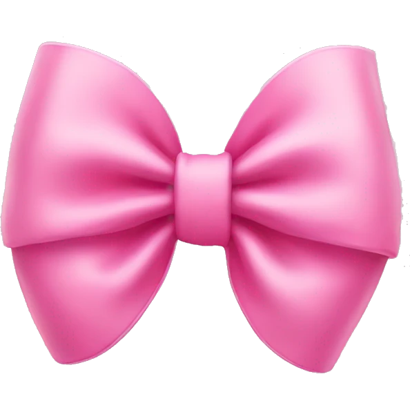 pink bow emoji