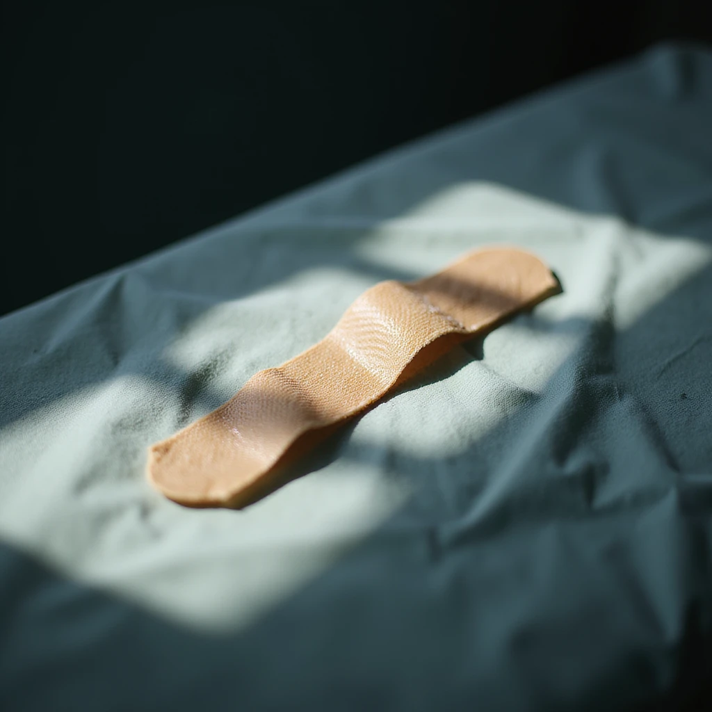 bandage, realistic lighting, subtle shadows, medical context emoji