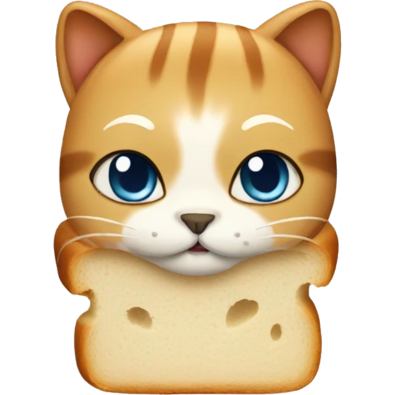 bread with cat emoji