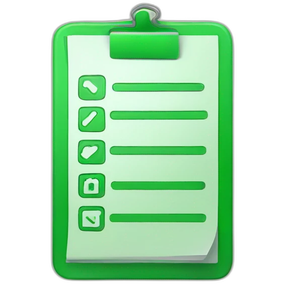 check list green emoji