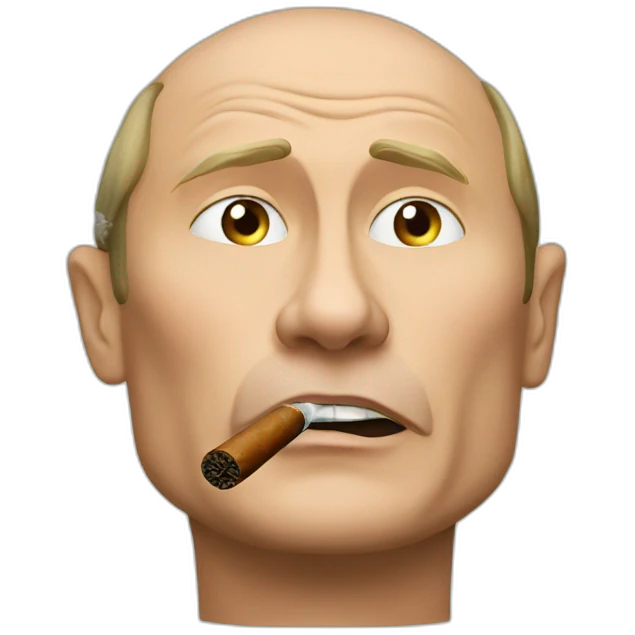 Putin smoking cigar  emoji
