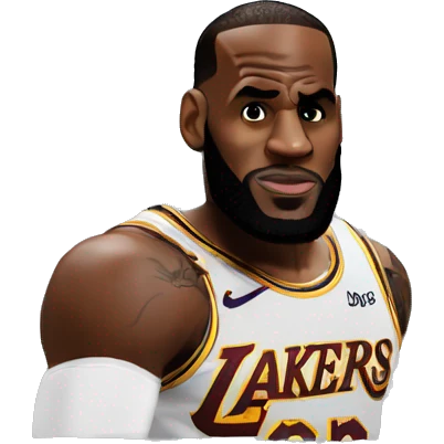 Lebron james qui joue à la ps5 emoji