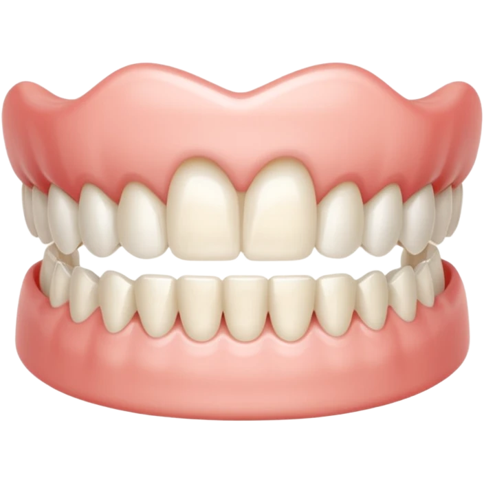 Teeth with aligner clips emoji