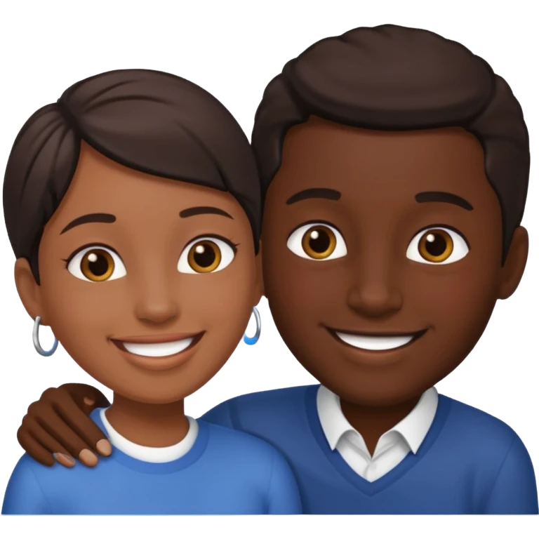 Two people dapping each other up emoji